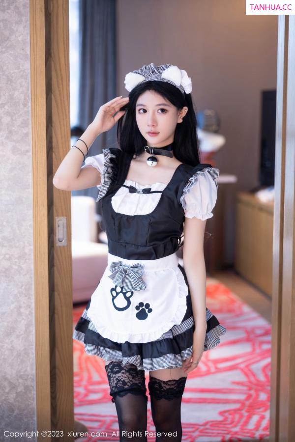   [XiuRen]高清写真图 2023.08.15 No.7237 幼幼 女仆美腿第8张图片